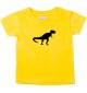 Baby T-Shirt lustige Tiermotive, Dino Dinosaurier, gelb, 0-6 Monate