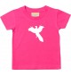Baby T-Shirt lustige Tiere, Dino Dinosaurier, fuchsia, 0-6 Monate