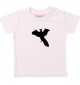 Baby T-Shirt lustige Tiere, Dino Dinosaurier, rosa, 0-6 Monate
