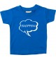 Kinder T-Shirt Sprechblase shoppen royal, 0-6 Monate