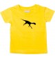 Baby T-Shirt lustige Tiere, Dinosaurier Dino , gelb, 0-6 Monate