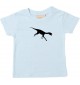 Baby T-Shirt lustige Tiere, Dinosaurier Dino , hellblau, 0-6 Monate