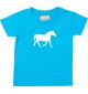 Baby T-Shirt lustige Tiermotive, Pferd, Pony, atoll, 0-6 Monate
