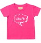 Kinder T-Shirt Sprechblase läuft pink, 0-6 Monate