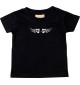 TOP Kinder T-Shirt Tribal Tattoo Style Kult, schwarz, 0-6 Monate