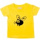 Kinder T-Shirt  Funny Tiere Fliege Mücke gelb, 0-6 Monate