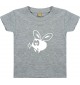 Kinder T-Shirt  Funny Tiere Fliege Mücke grau, 0-6 Monate