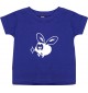 Kinder T-Shirt  Funny Tiere Fliege Mücke lila, 0-6 Monate