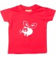 Kinder T-Shirt  Funny Tiere Fliege Mücke rot, 0-6 Monate
