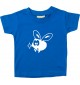 Kinder T-Shirt  Funny Tiere Fliege Mücke royal, 0-6 Monate
