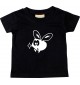 Kinder T-Shirt  Funny Tiere Fliege Mücke schwarz, 0-6 Monate