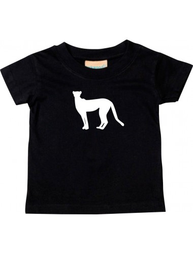 Baby T-Shirt lustige Tiermotive, Panda, Puma, Raubkatze, schwarz, 0-6 Monate