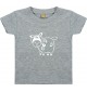 Kinder T-Shirt  Funny Tiere Schaf Schäfchen grau, 0-6 Monate