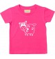 Kinder T-Shirt  Funny Tiere Schaf Schäfchen pink, 0-6 Monate