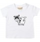 Kinder T-Shirt  Funny Tiere Schaf Schäfchen weiss, 0-6 Monate