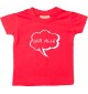 Kinder T-Shirt Sprechblase wir alle rot, 0-6 Monate