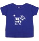 Kinder T-Shirt  Funny Tiere Kuh lila, 0-6 Monate