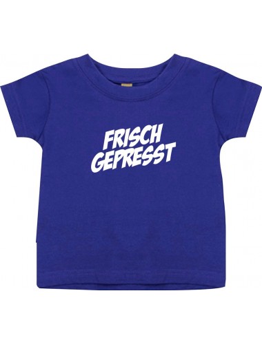 Kinder T-Shirt  frisch gepresst,lila, 0-6 Monate