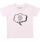 Kinder T-Shirt Sprechblase war noch was rosa, 0-6 Monate