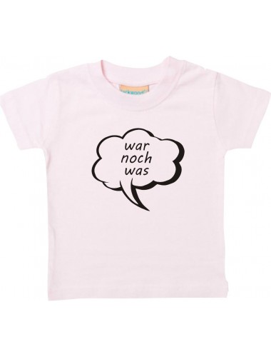 Kinder T-Shirt Sprechblase war noch was rosa, 0-6 Monate