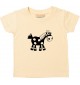 Kinder T-Shirt  Funny Tiere Pferd Pony hellgelb, 0-6 Monate