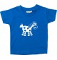 Kinder T-Shirt  Funny Tiere Pferd Pony royal, 0-6 Monate