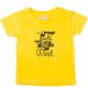 Kinder T-Shirt  mich kriegt ihr nicht, ich bin frei wie der Wind, gelb, 0-6 Monate