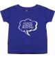 Kinder T-Shirt Sprechblase schon wieder Montag lila, 0-6 Monate