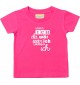 Kinder T-Shirt  wenn ich du wär wär ich lieber ich,pink, 0-6 Monate