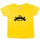 Kinder T-Shirt  Funny Tiere Frosch Kröte gelb, 0-6 Monate