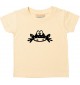 Kinder T-Shirt  Funny Tiere Frosch Kröte hellgelb, 0-6 Monate