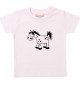 Kinder T-Shirt  Funny Tiere Pferd Pony rosa, 0-6 Monate