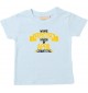 Kinder T-Shirt  Wahre LEGENDEN haben im APRIL Geburtstag hellblau, 0-6 Monate