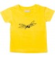 Kinder T-Shirt  Funny Tiere Mücke Stechmücke  gelb, 0-6 Monate