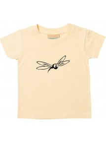 Kinder T-Shirt  Funny Tiere Mücke Stechmücke  hellgelb, 0-6 Monate