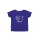 Kinder T-Shirt  Funny Tiere Ferkel lila, 0-6 Monate