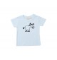 Kinder T-Shirt  Funny Tiere Esel hellblau, 0-6 Monate