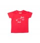 Kinder T-Shirt  Funny Tiere Esel rot, 0-6 Monate