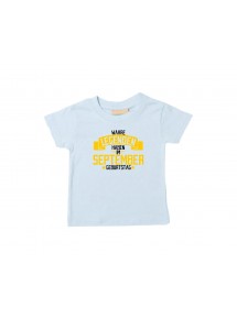 Kinder T-Shirt  Wahre LEGENDEN haben im SEPTEMBER Geburtstag hellblau, 0-6 Monate