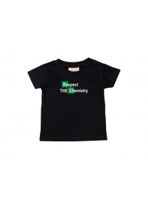 Kinder T-Shirt Breaking Bad White Cook Chemistry Walter Kult, schwarz, 0-6 Monate