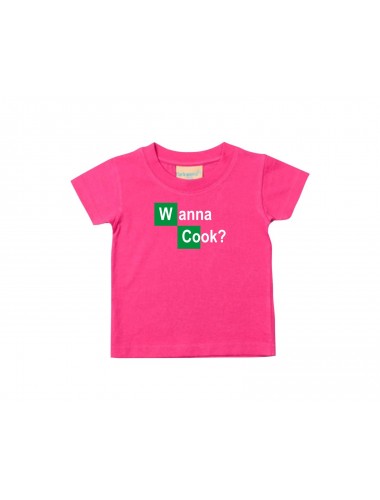 Kinder T-Shirt Breaking Bad White Cook Chemistry Walter Kult, pink, 0-6 Monate