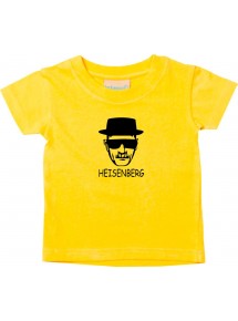 Kinder T-Shirt Breaking Bad White Cook Chemistry Walter Kult, gelb, 0-6 Monate