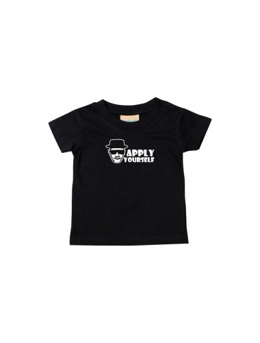 Kinder T-Shirt Breaking Bad White Cook Chemistry Walter Kult, schwarz, 0-6 Monate