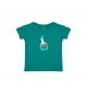 Cooles Kinder T-Shirt  Wanna Cook Reagenzglas Test Tube jade, 0-6 Monate