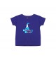 Cooles Kinder T-Shirt  Wanna Cook Reagenzglas Test Tube lila, 0-6 Monate