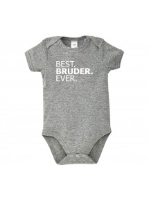 Baby Body BEST BRUDER EVER, grau, 12-18 Monate