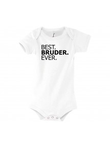 Baby Body BEST BRUDER EVER, weiss, 12-18 Monate