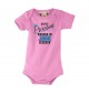 Süßer Baby Body Echte Prinzen werden im JUNI geboren, rosa, 0-6 Monate