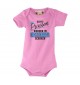 Süßer Baby Body Echte Prinzen werden im OKTOBER geboren, rosa, 0-6 Monate