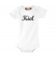 Baby Body Deine Stadt Kiel City Shirts kult, weiss, 0-6 Monate